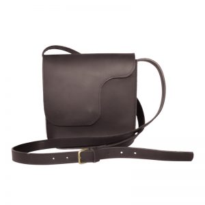 Petite sacoche homme Baroudeur II en cuir